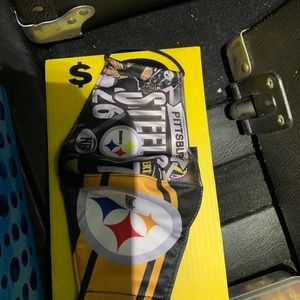 Steelers face mask